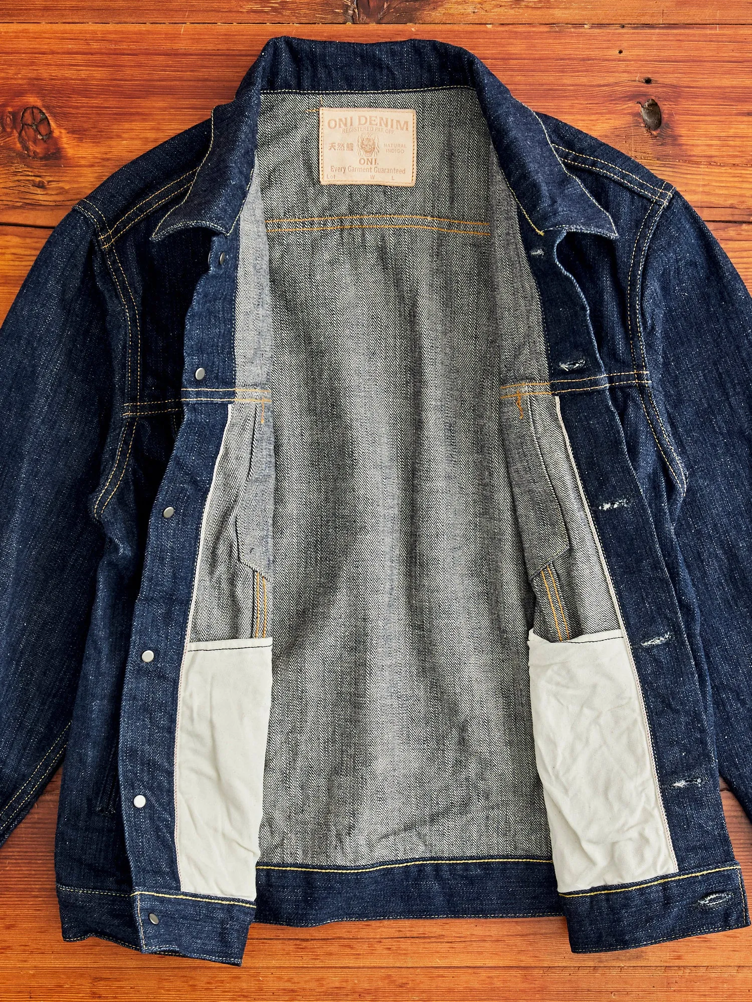 02527P "Kiwami" 16oz Natural Indigo Selvedge Denim Jacket