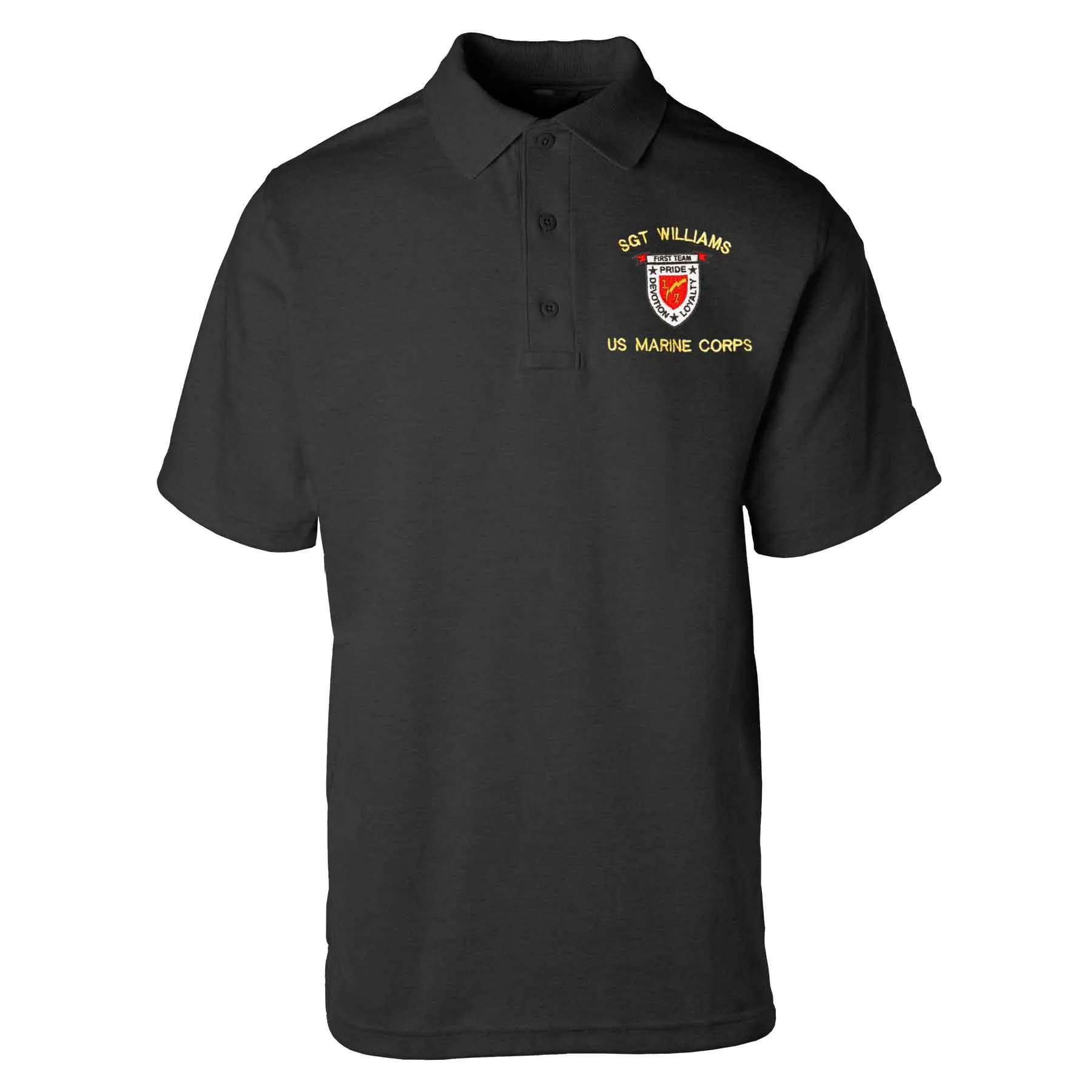 1st Battalion 7th Marines Embroidered Tru-Spec Golf Shirt