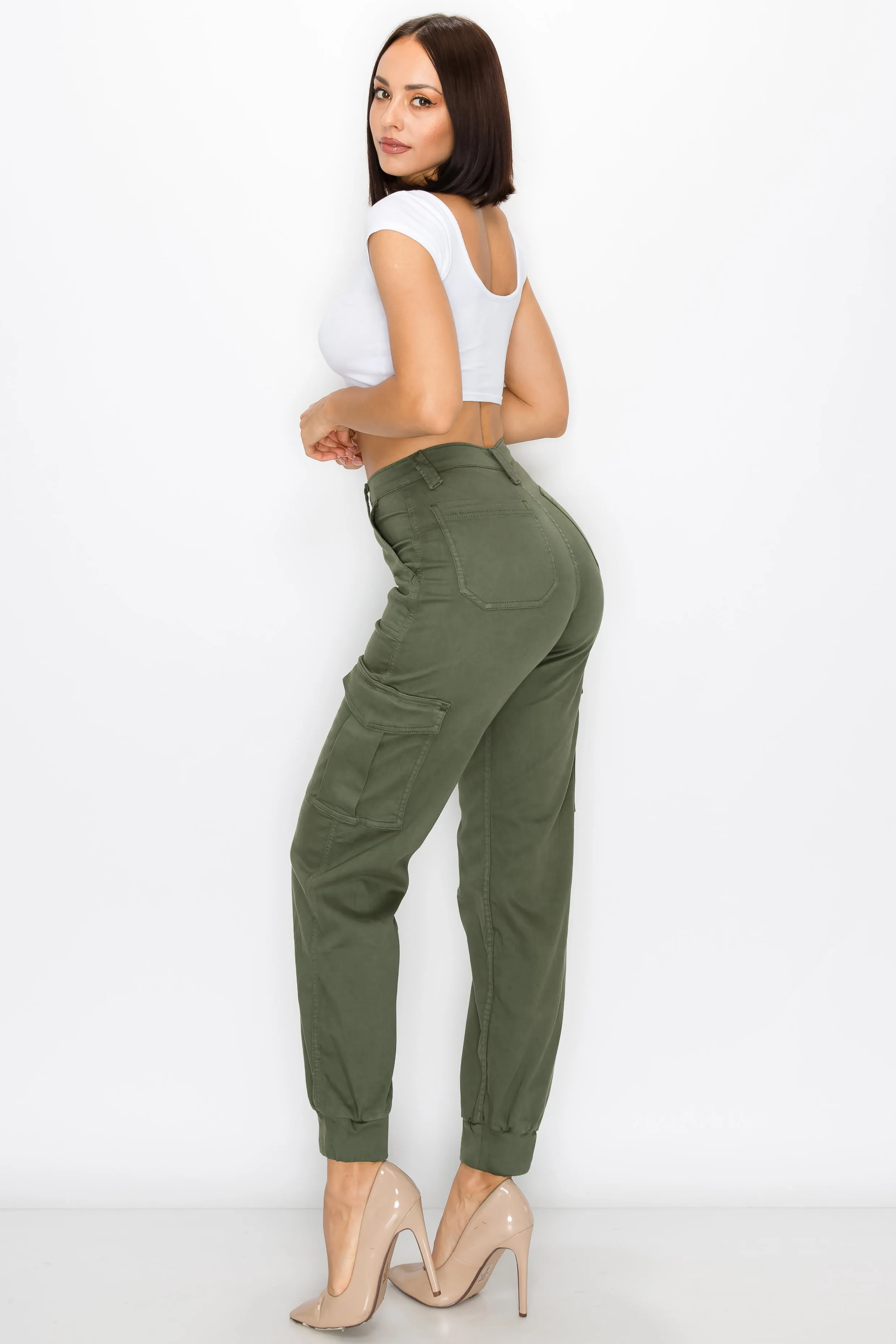 40275 Women's High Waisted Cargo Pants