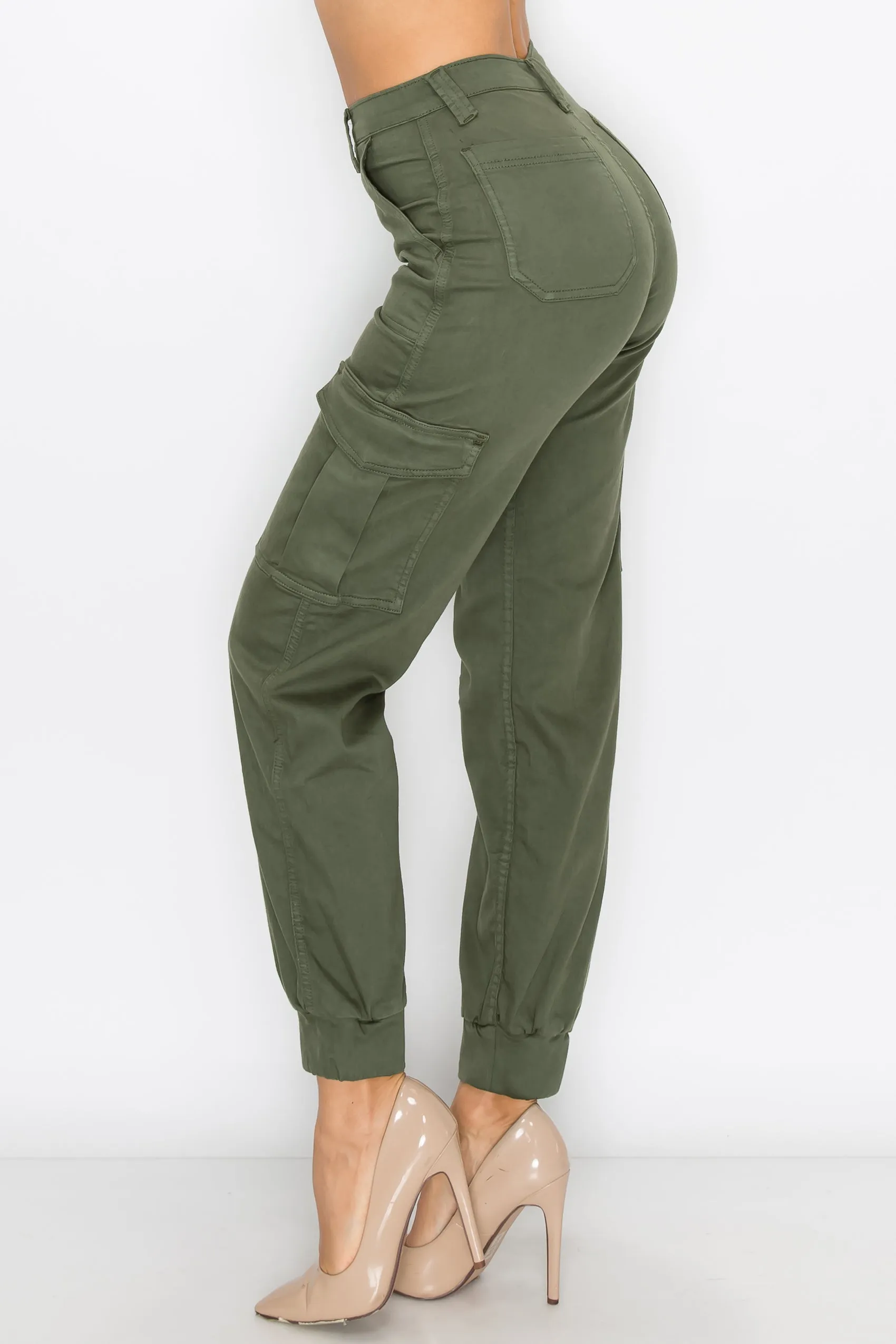 40275 Women's High Waisted Cargo Pants