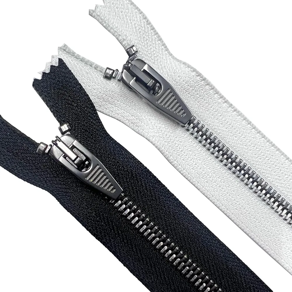 #5 Classic Matte Grey Metal Zipper for Coats/Jackets/Hoodies