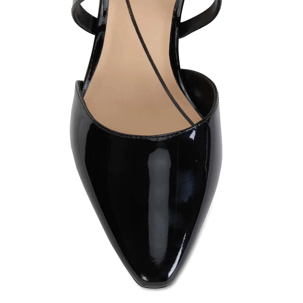 Adison Heel in Black Patent