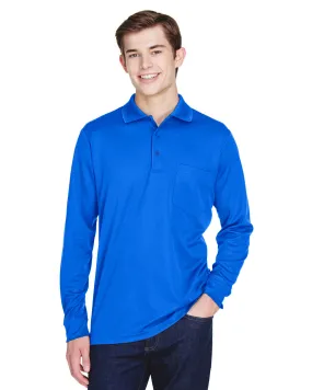 Adult Pinnacle Performance Long-Sleeve Pique Polo With Pocket