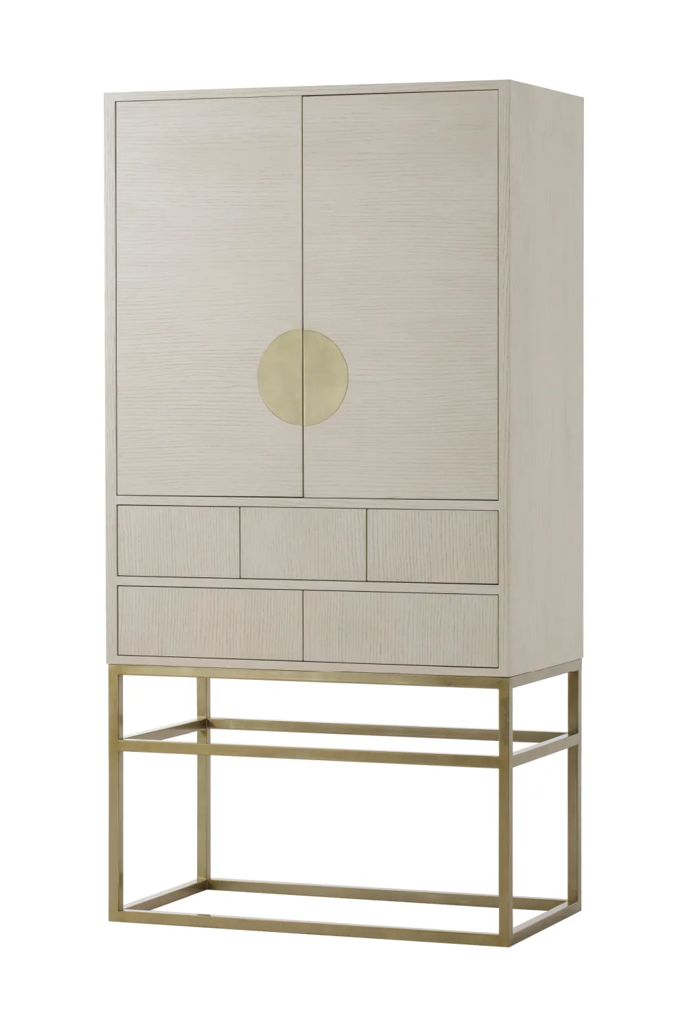 Aged Brass Ash High Cabinet | Andrew Martin Louis