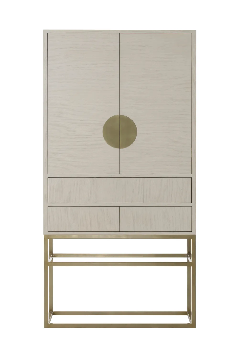 Aged Brass Ash High Cabinet | Andrew Martin Louis