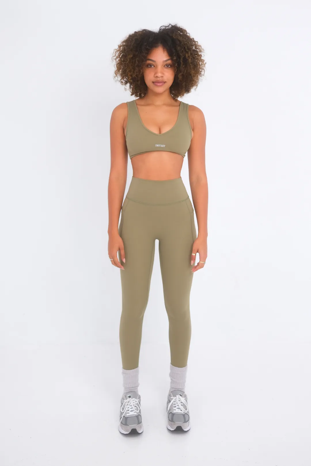 Alpine Sports Bra - Olive