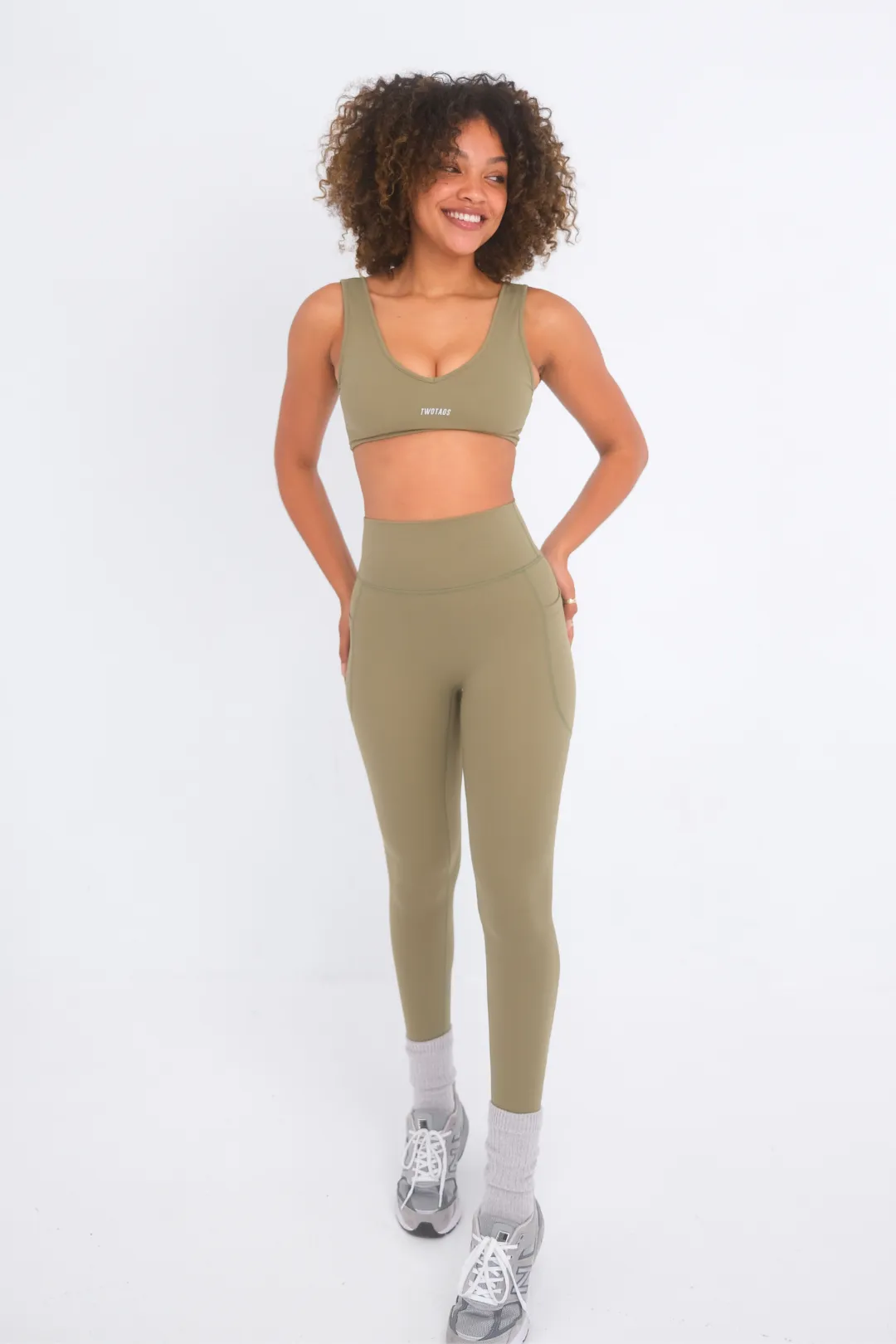 Alpine Sports Bra - Olive