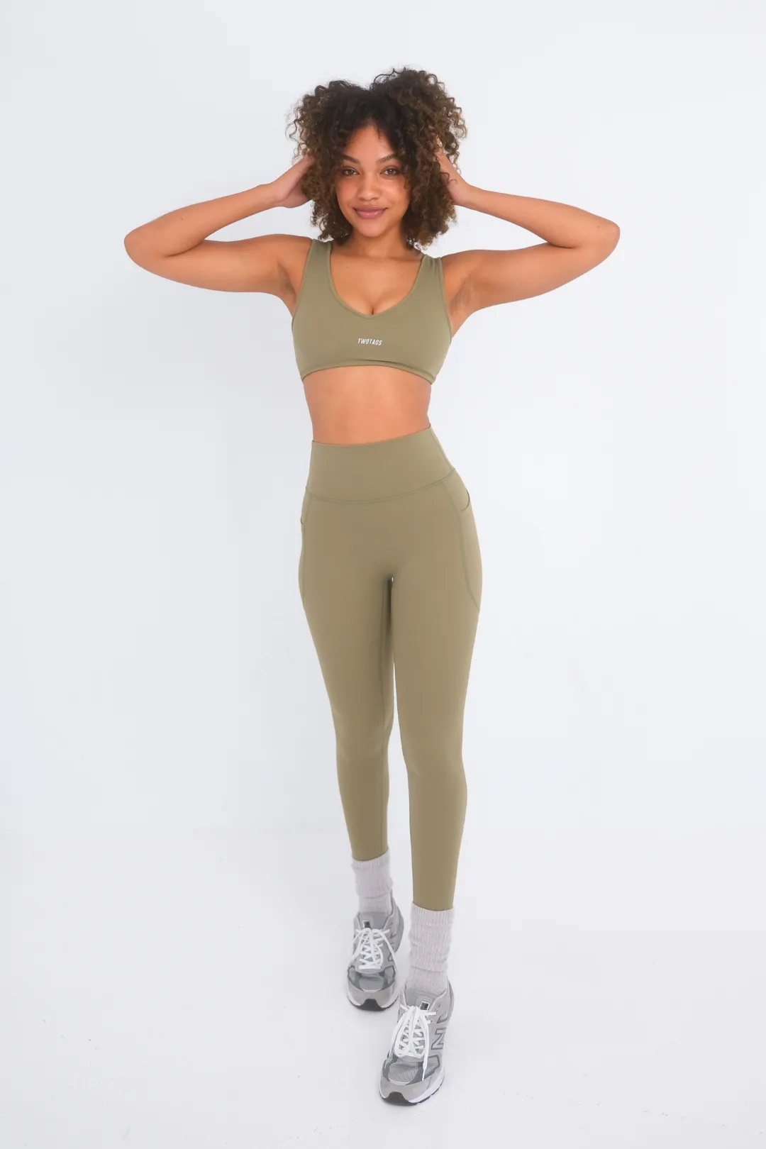 Alpine Sports Bra - Olive