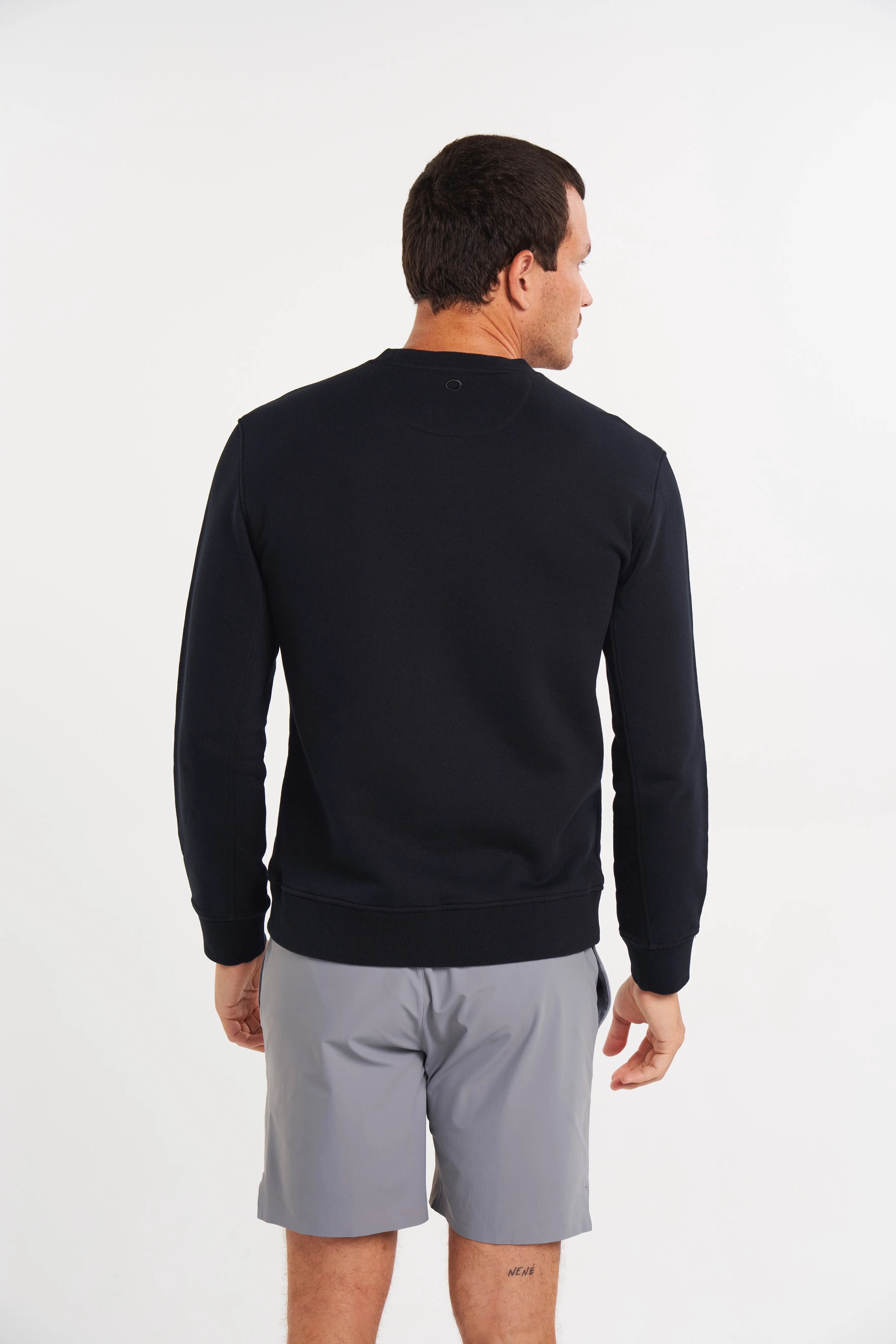 ALSPRT Embossed Sweatshirt - Black