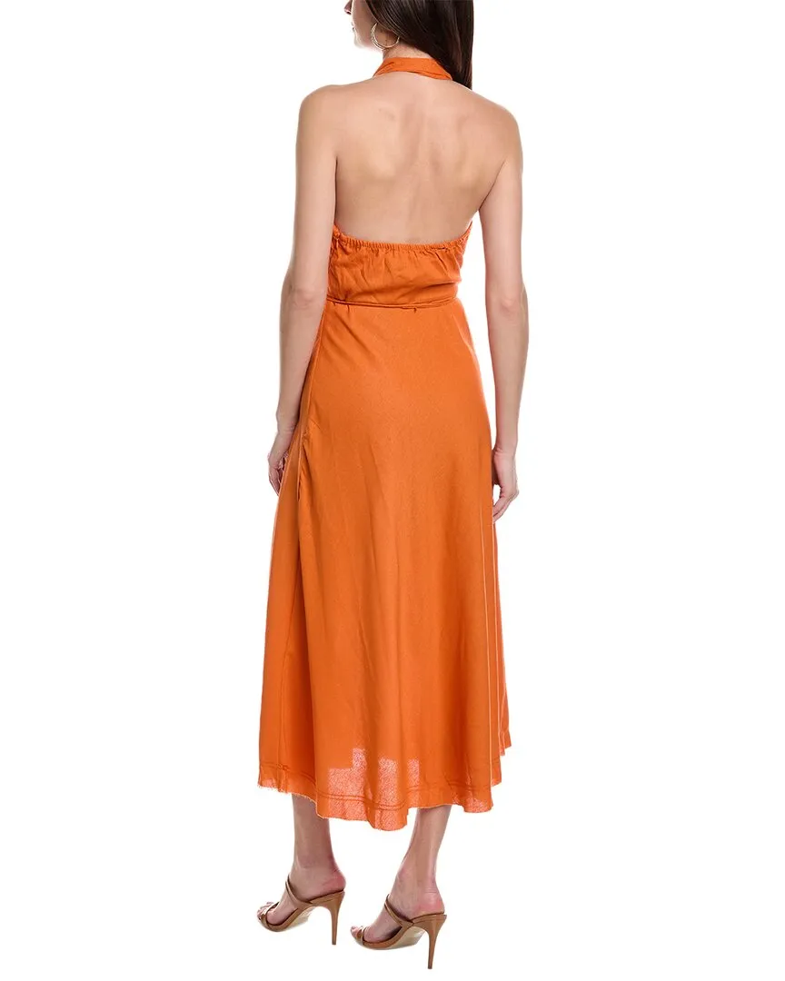 & Rouge Halter Maxi Dress