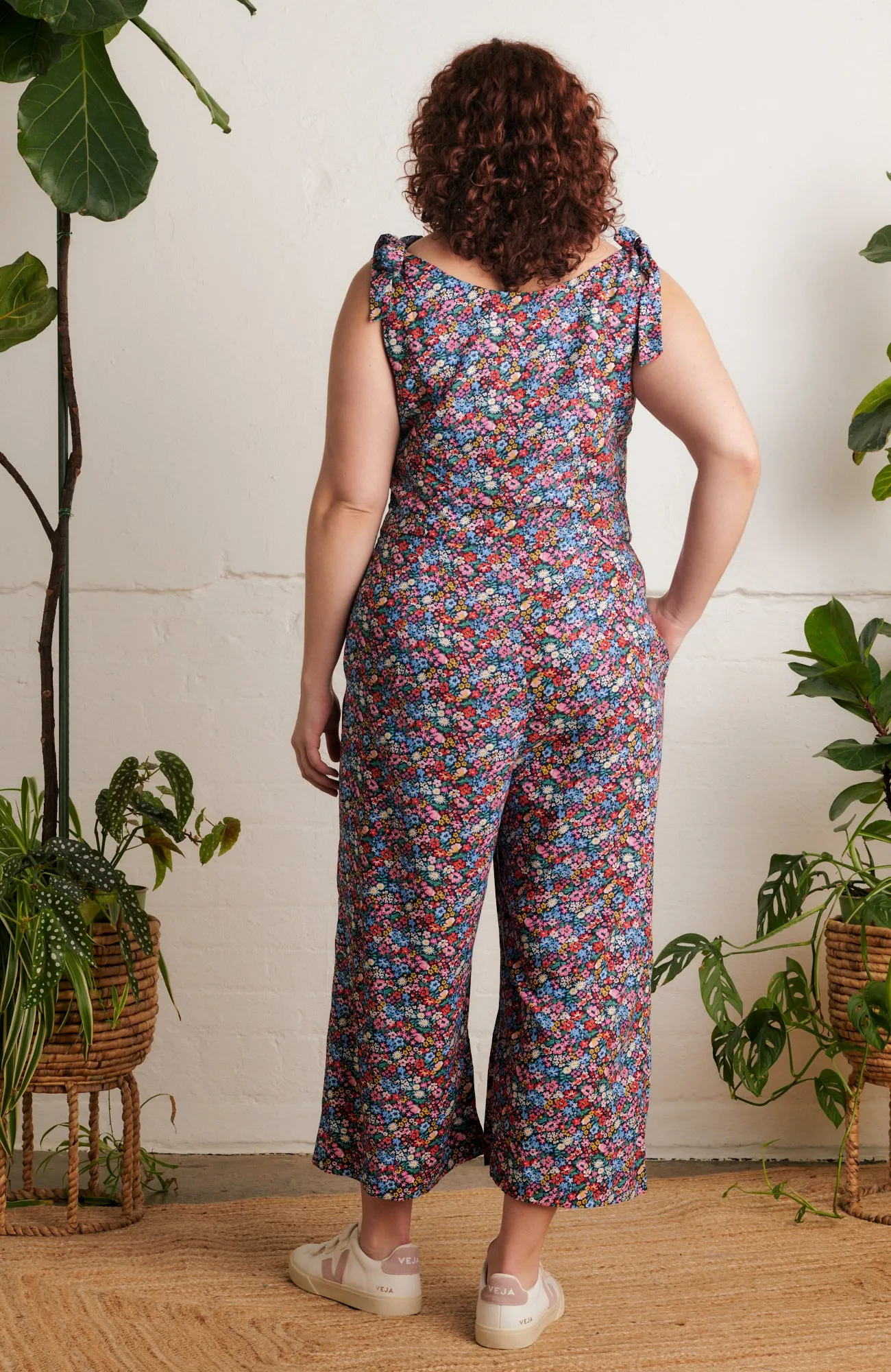 Anna Summer Garden Floral Jumpsuit