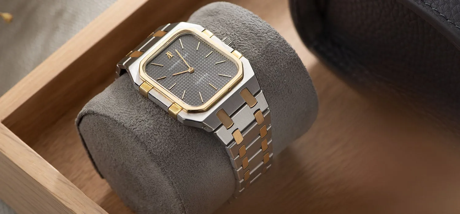 Audemars Piguet Royal Oak Rectangular Steel and Gold 6005