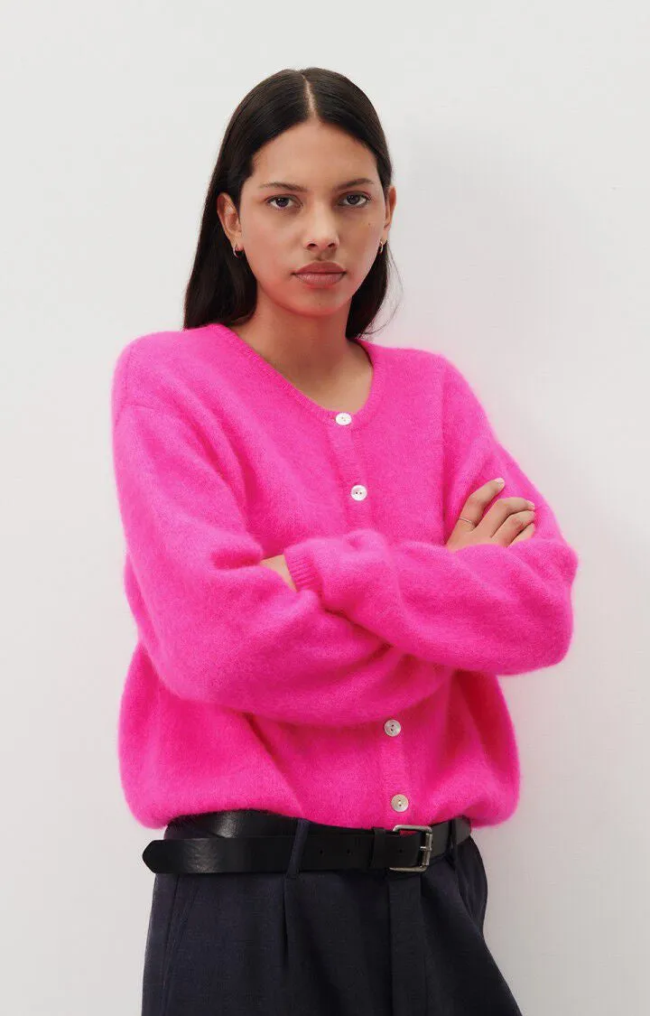 AV Vitow Knit Cardi in Acid Pink