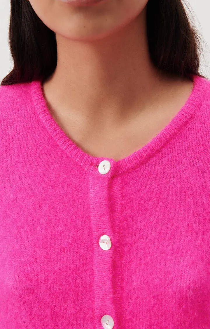 AV Vitow Knit Cardi in Acid Pink