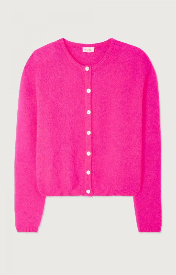 AV Vitow Knit Cardi in Acid Pink