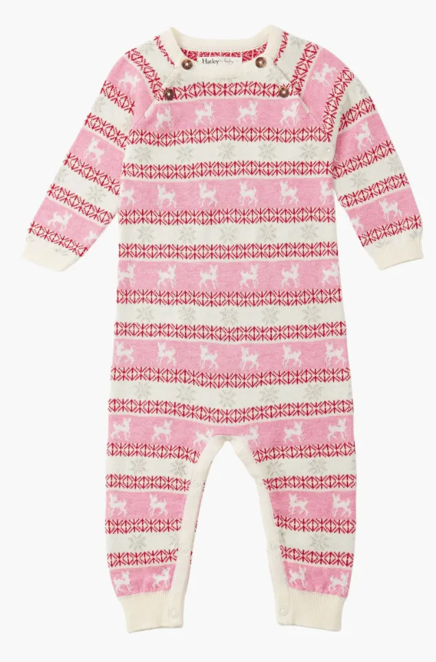 Baby Doe Fair Isle Sweater Romper