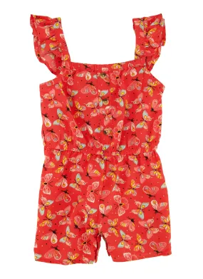 Baby Girls 12-24M Butterfly Print Romper