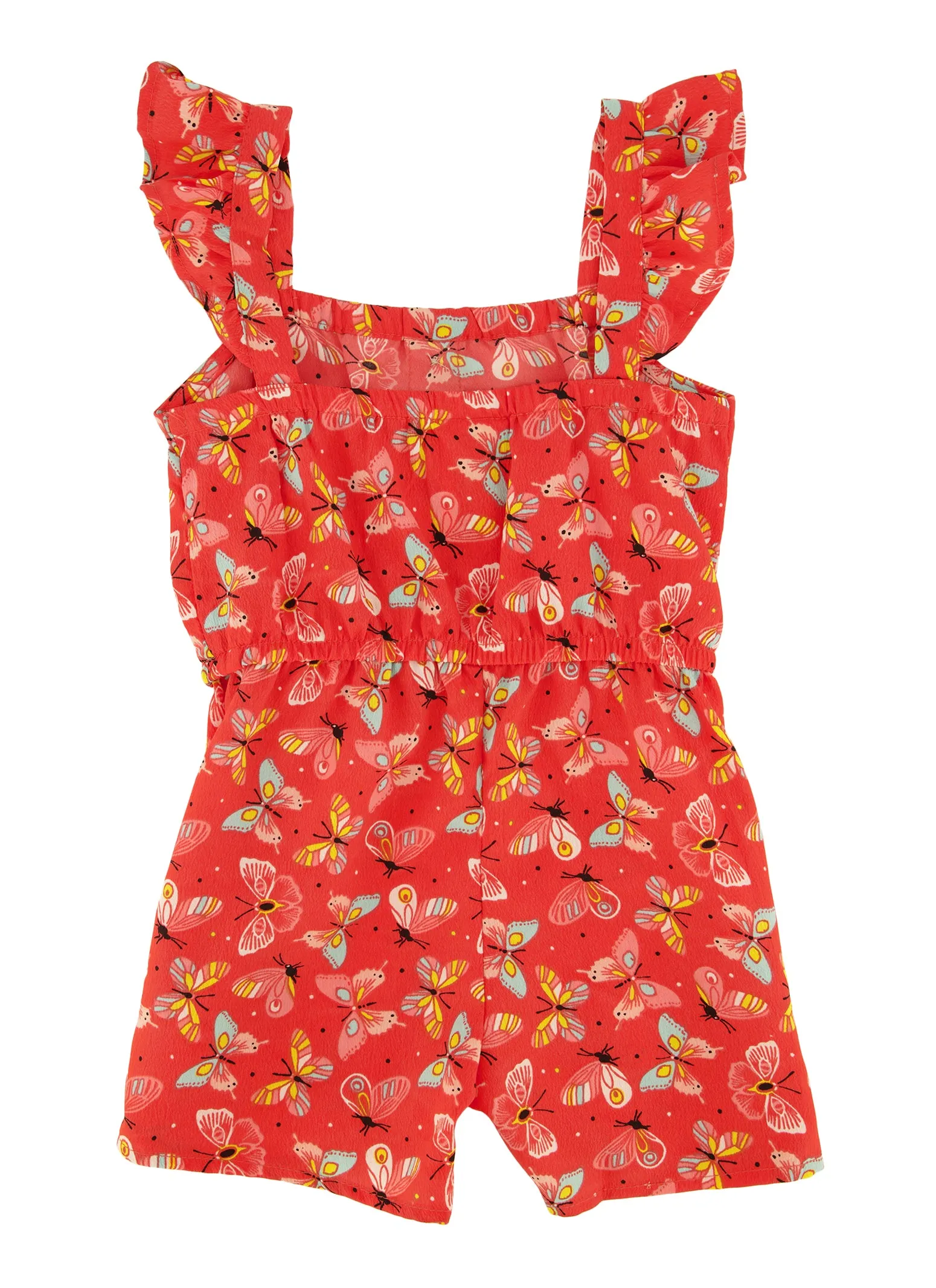 Baby Girls 12-24M Butterfly Print Romper