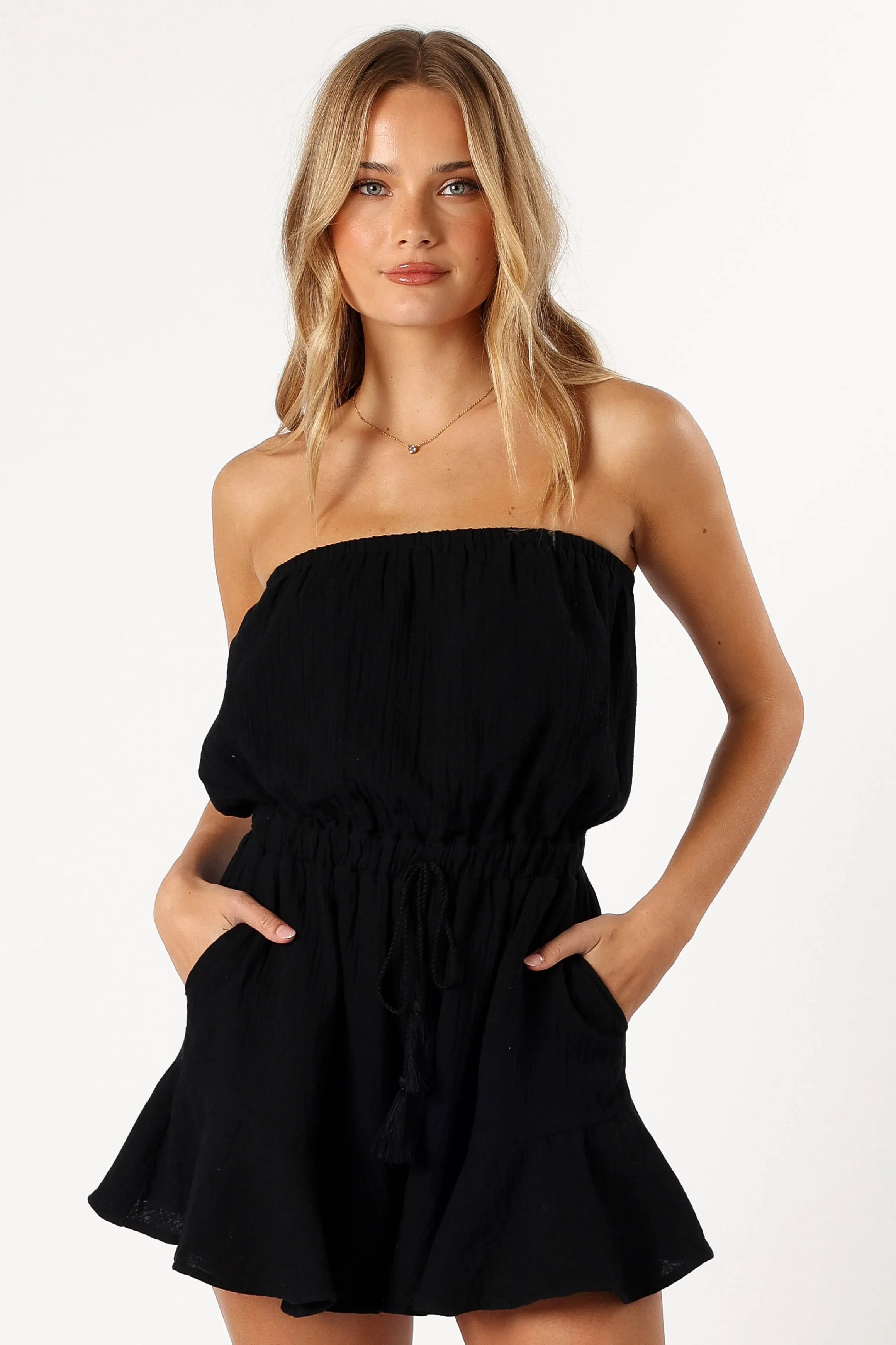 Beachside Playsuit - Black