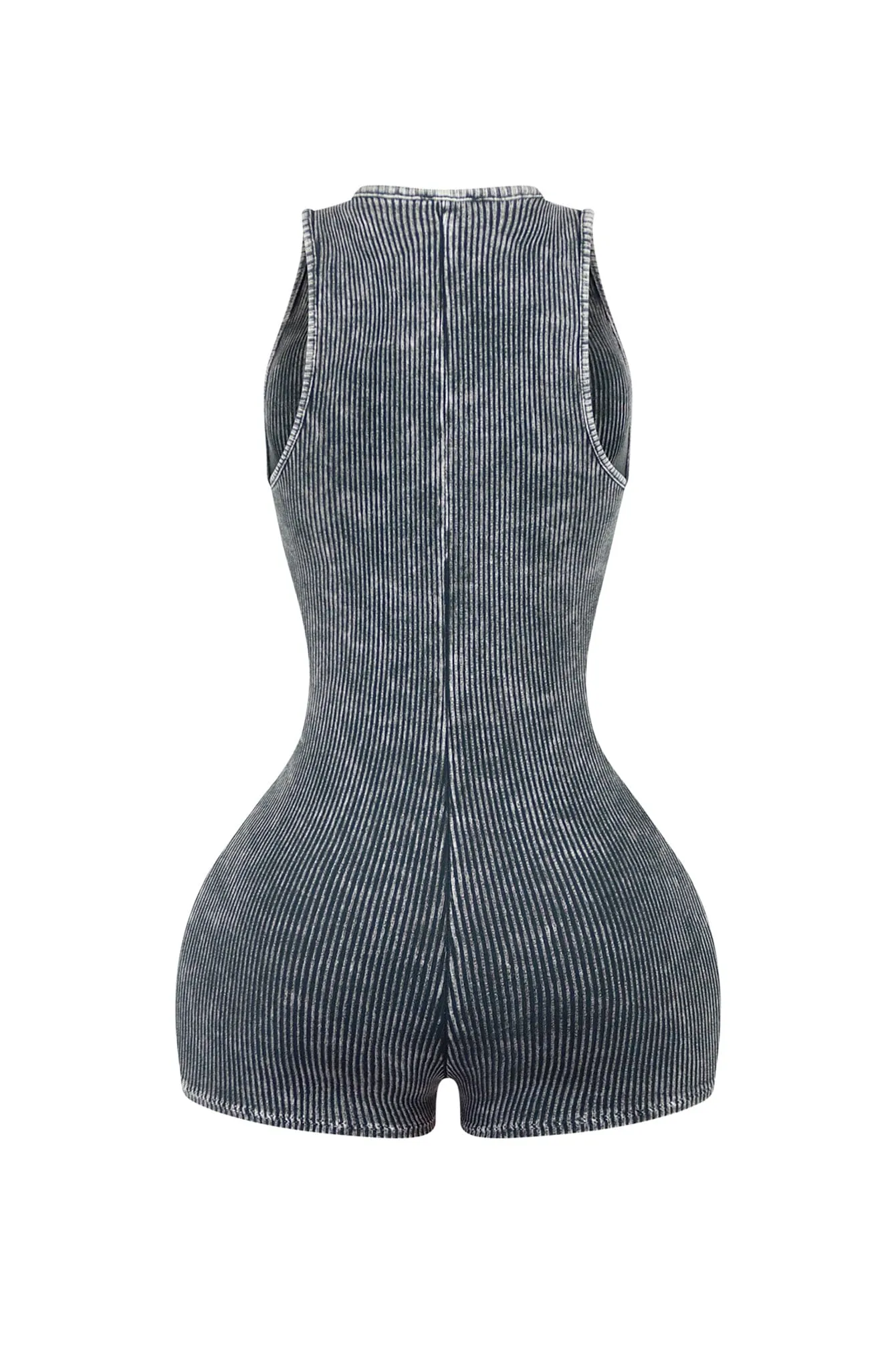 Beam Me Up Mineral Washed Sleeveless Romper