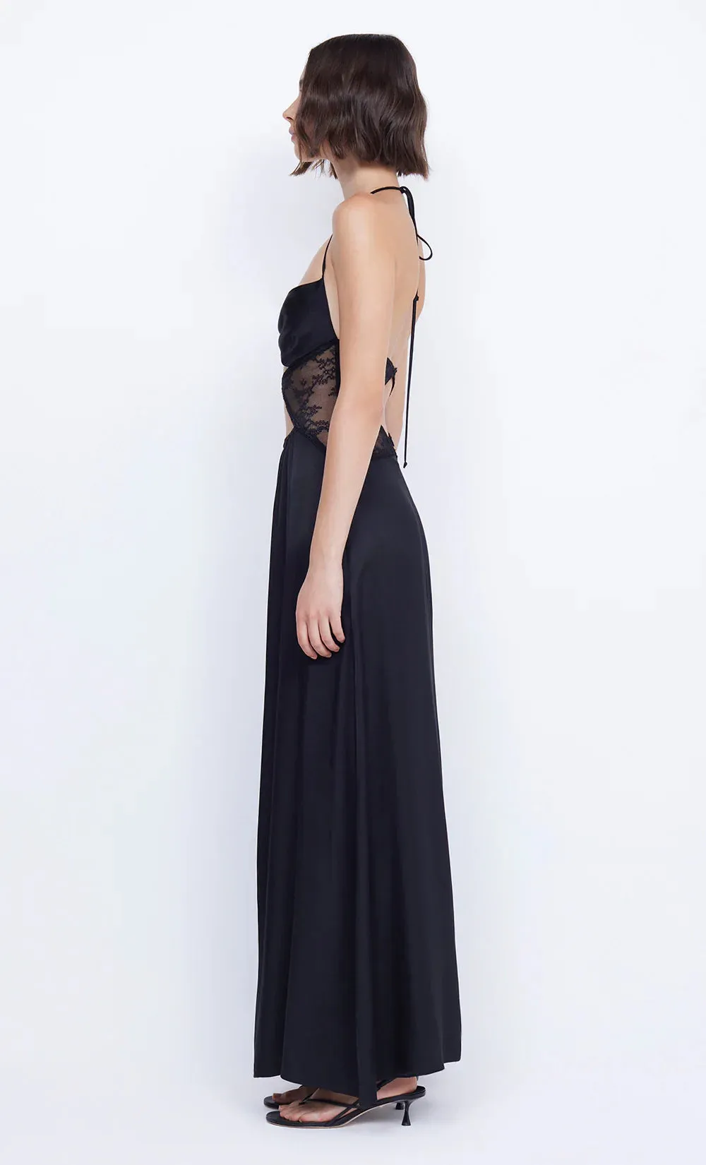 Bec And Bridge Santal Halter Maxi Dress - Black