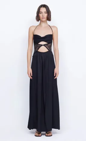 Bec And Bridge Santal Halter Maxi Dress - Black