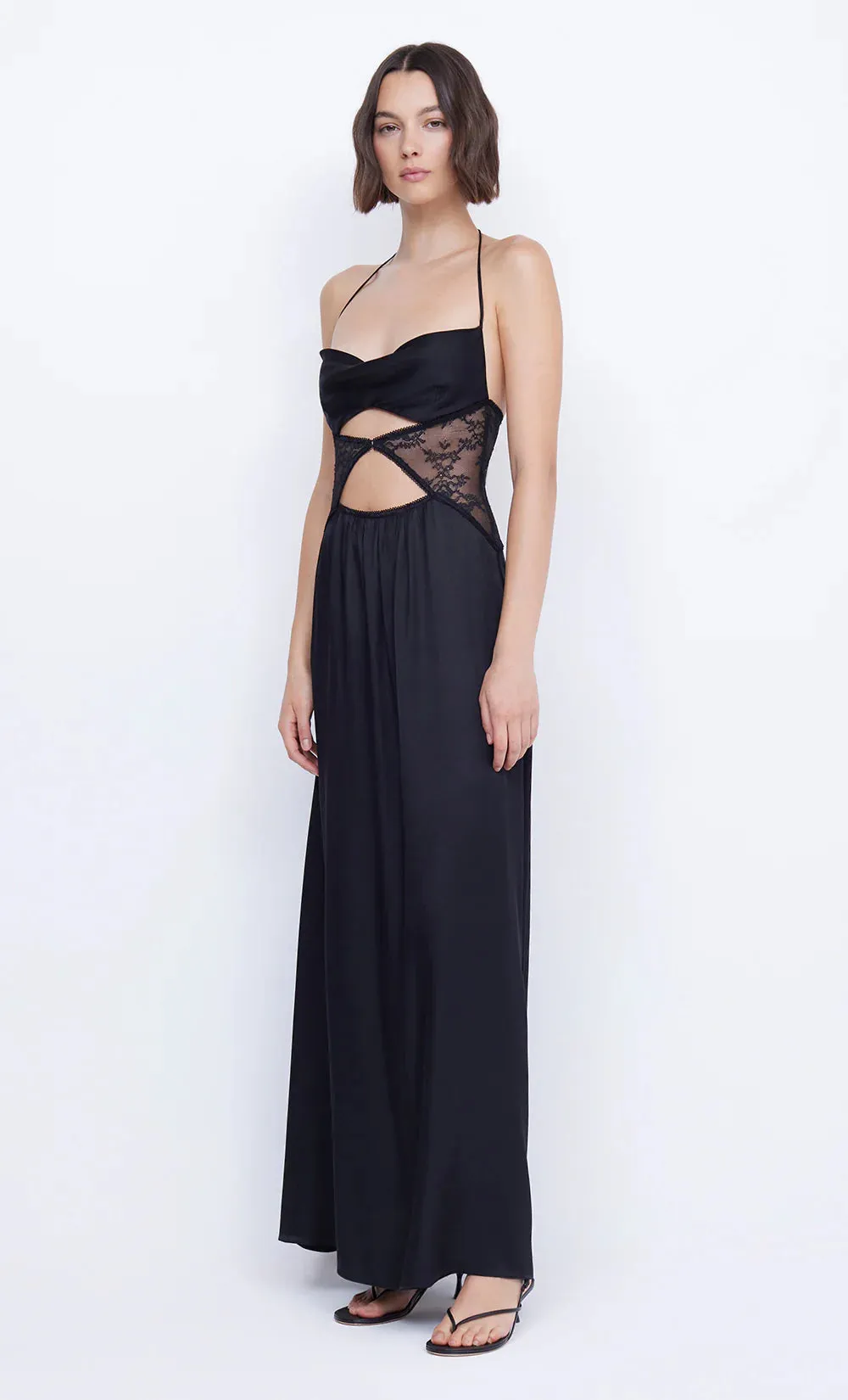 Bec And Bridge Santal Halter Maxi Dress - Black