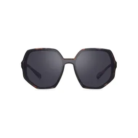 Bolon Women's Black Plastic Irregular Sunglasses BL3025/A50