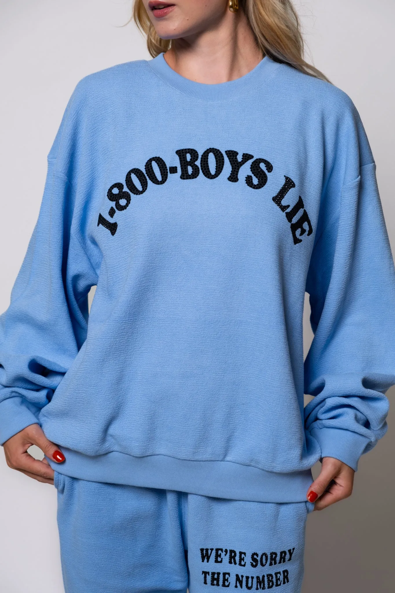 Boys Lie 1-800 Revamped Kara Crewneck