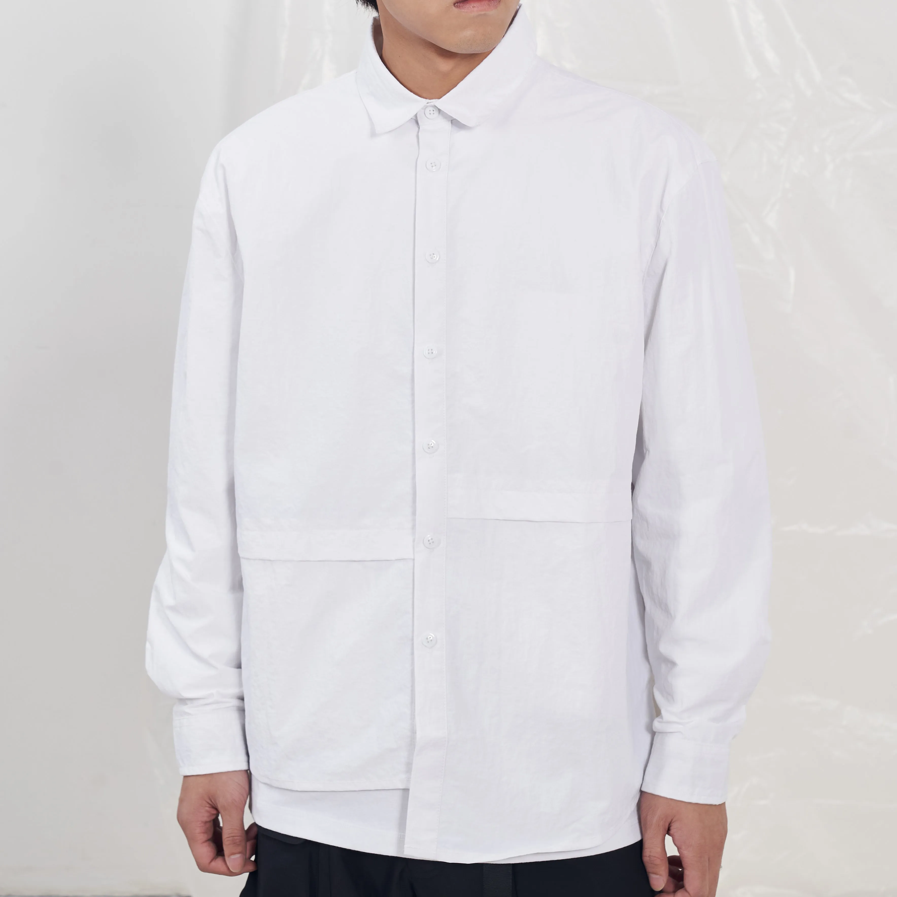 Boysnextdoor Irregular Shirt White