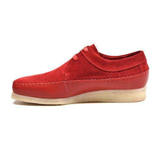 British Walkers Somerset Weavers Men's Leather and Suede Crepe Sole Oxfords