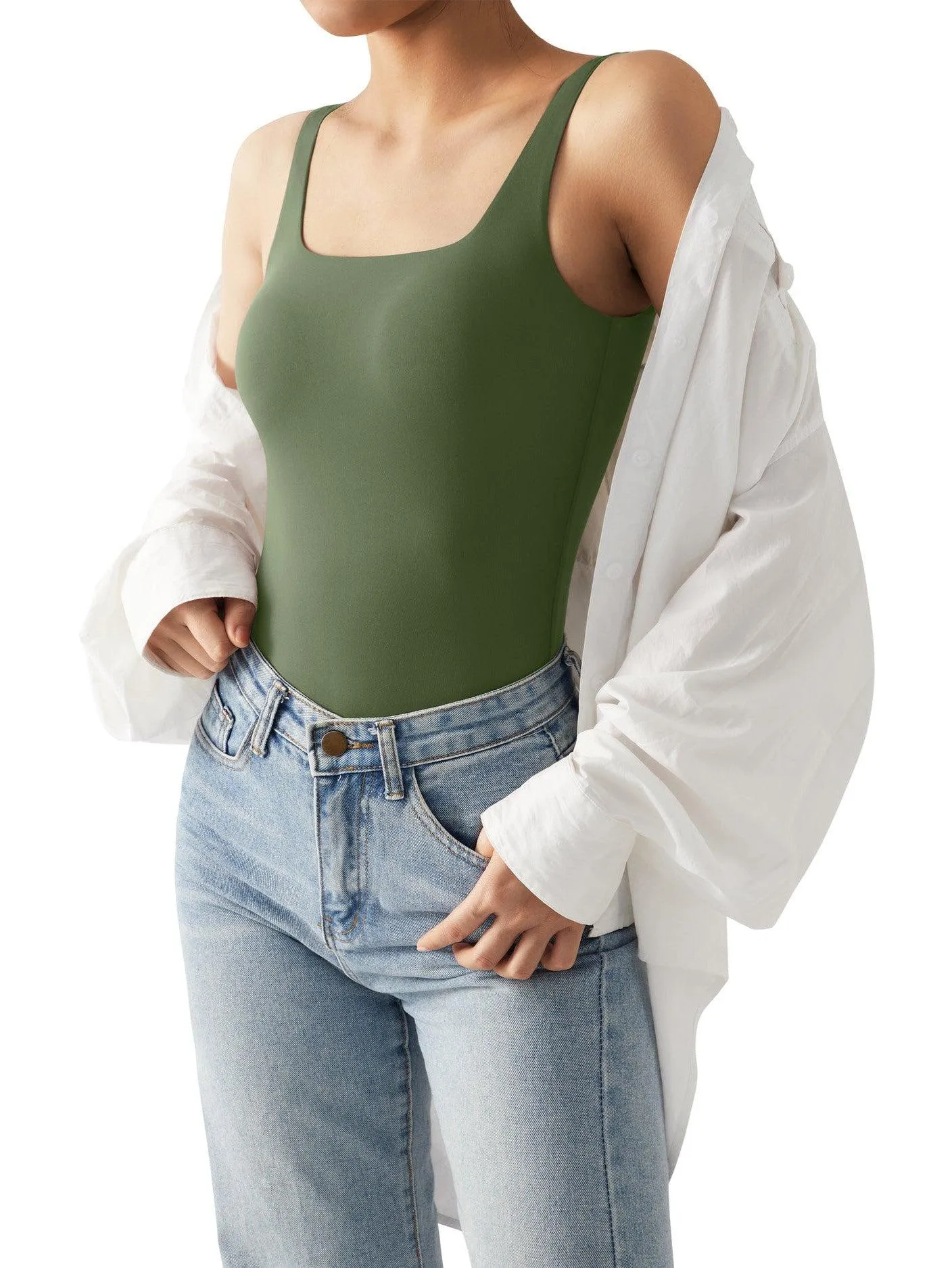 Buttery Soft Square Neck Bodysuit