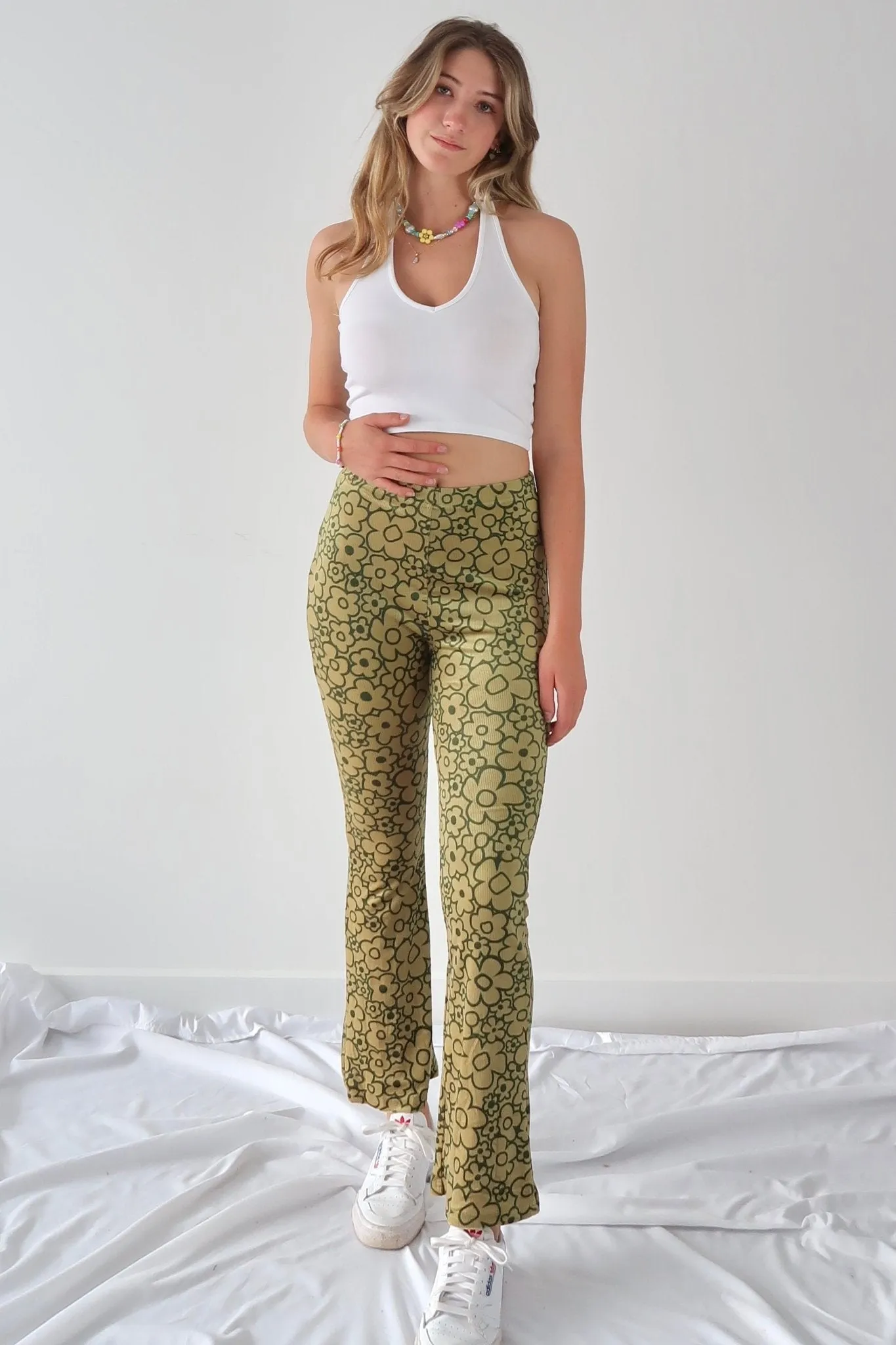 Cali floral pattern pants