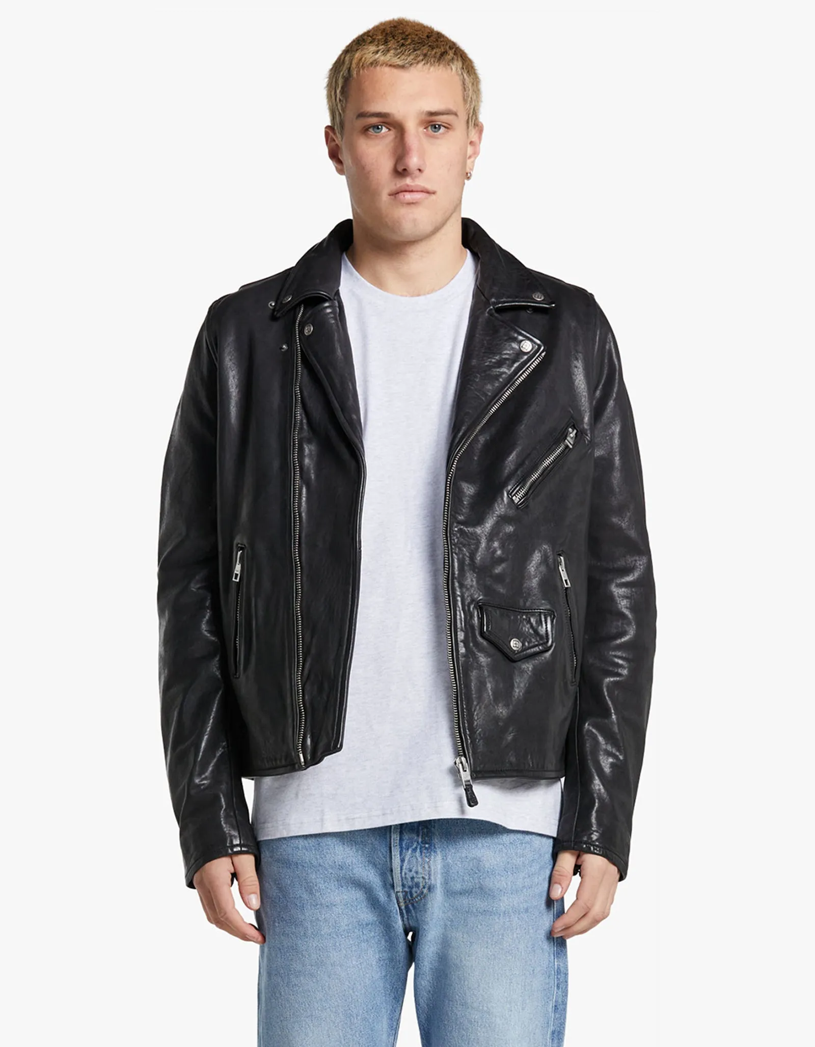 Capitol Leather Jacket - Black