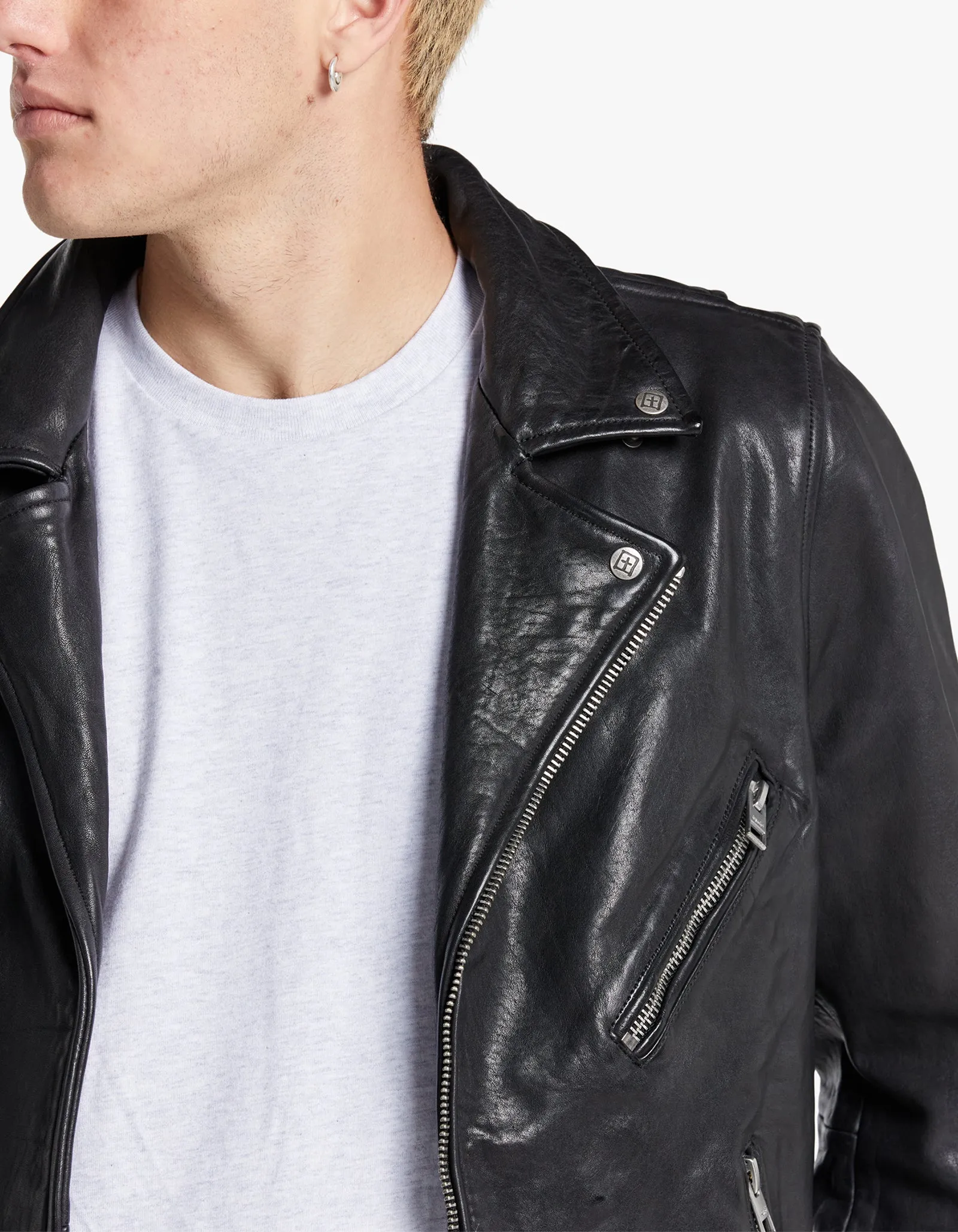 Capitol Leather Jacket - Black