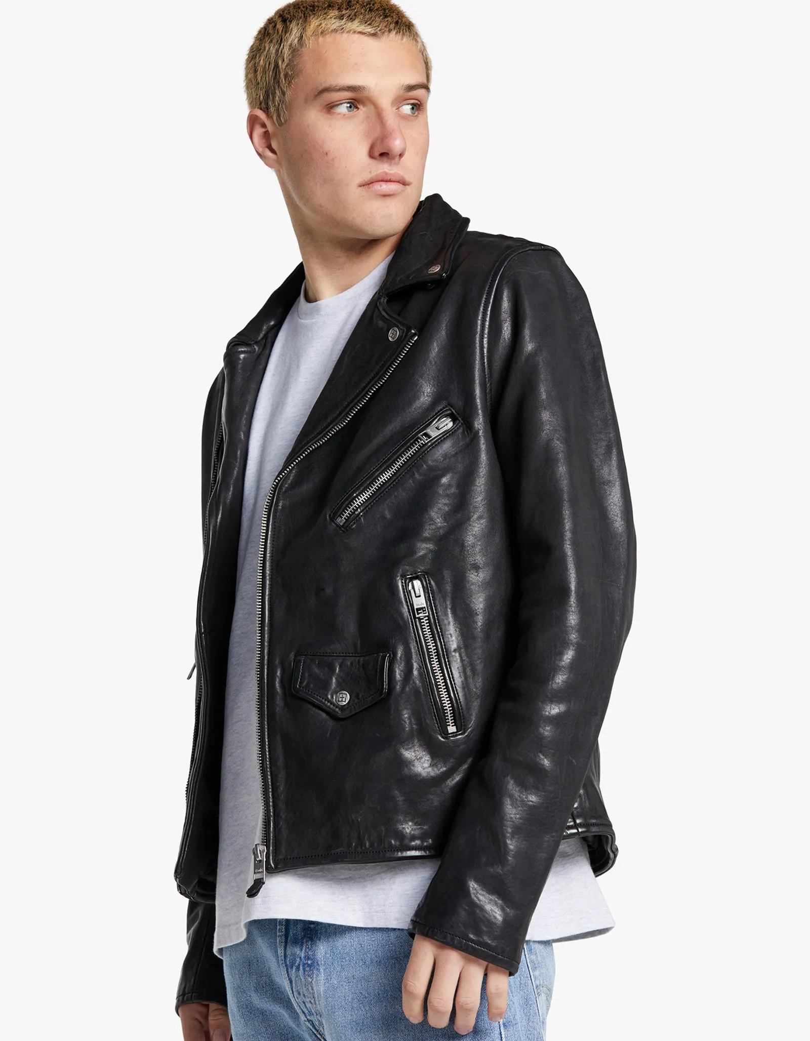 Capitol Leather Jacket - Black