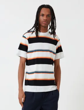 Carhartt-WIP Sunder Stripe T-Shirt - Wax/Wax