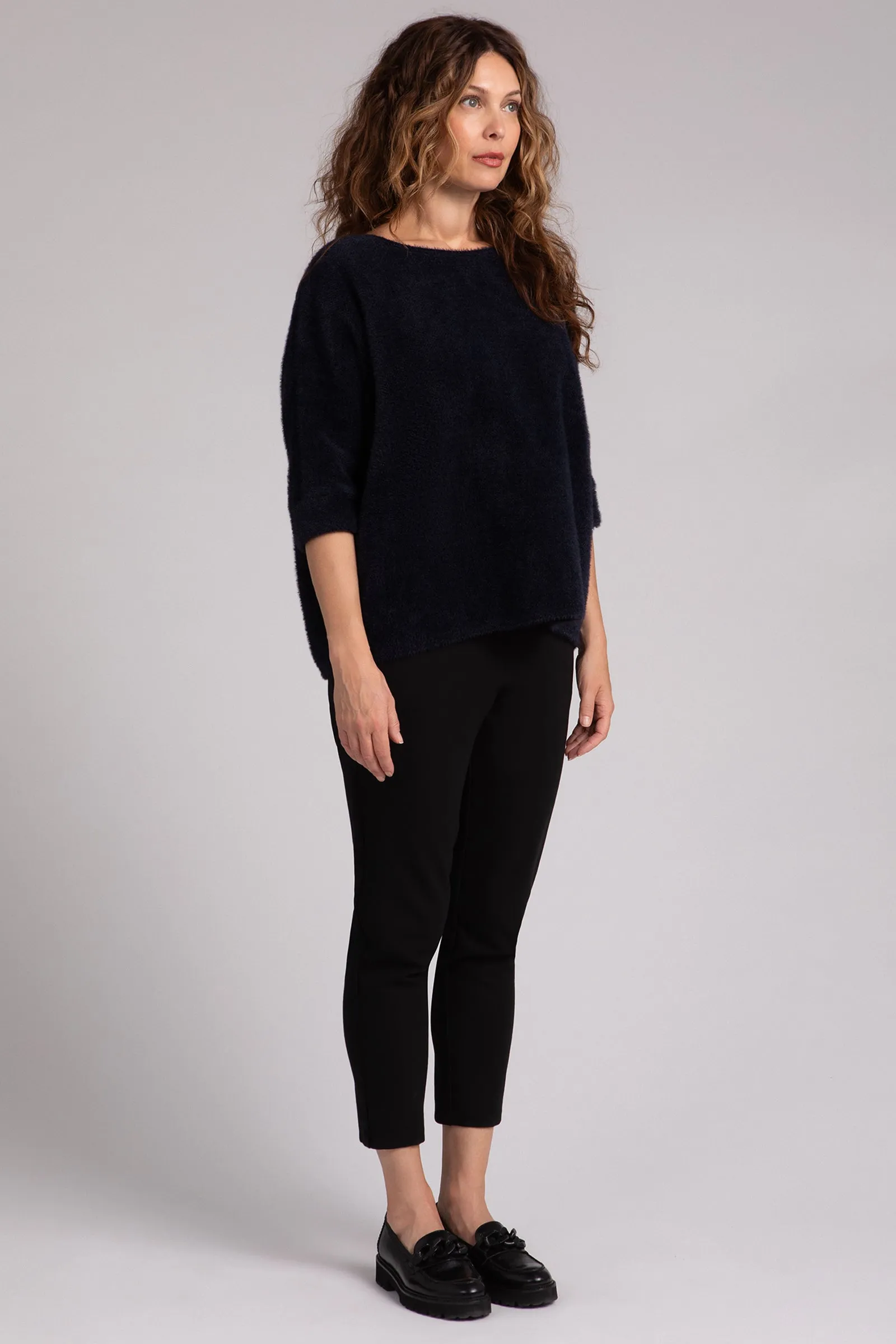 Cozy Nu Clip Top | Navy