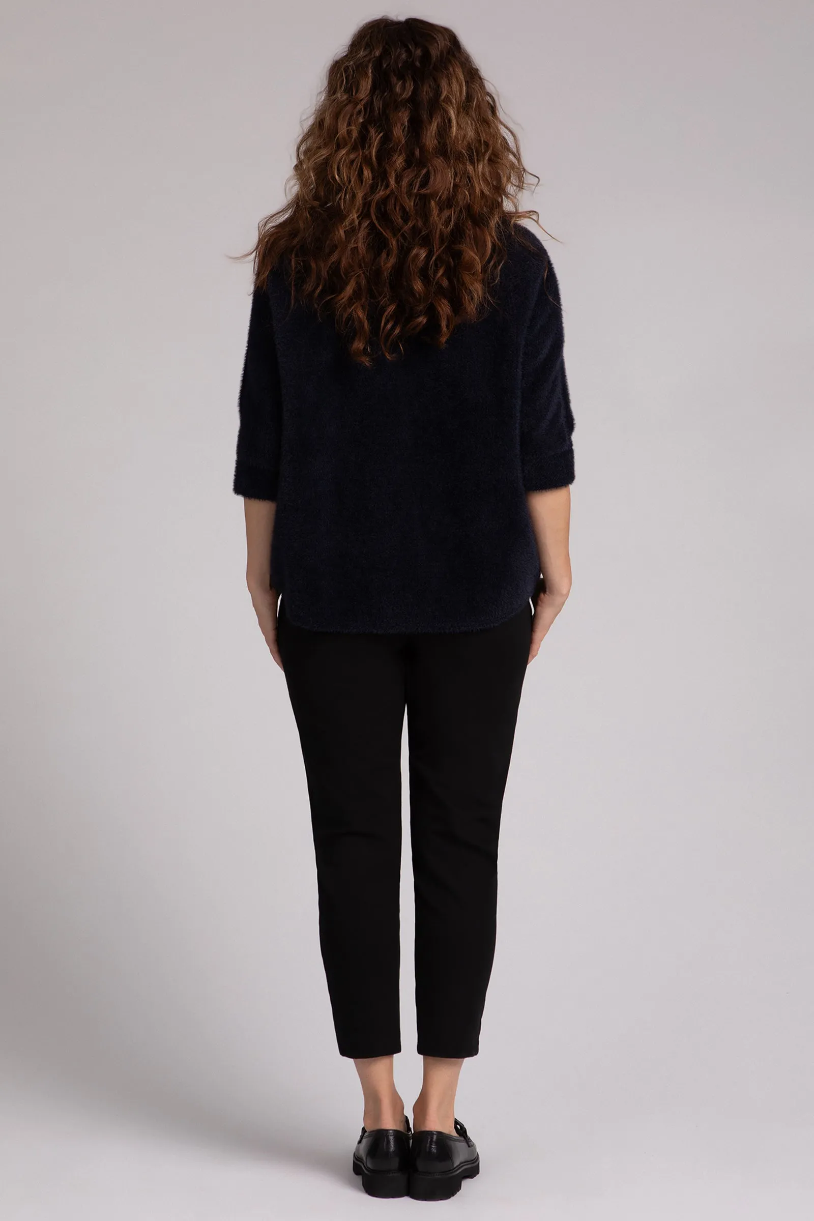 Cozy Nu Clip Top | Navy