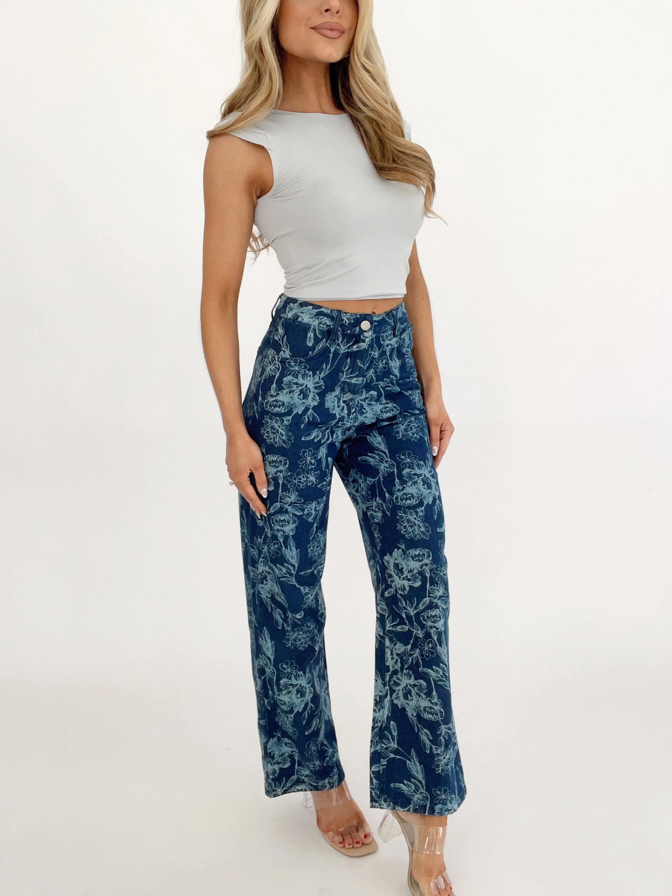 Delilah Floral Denim