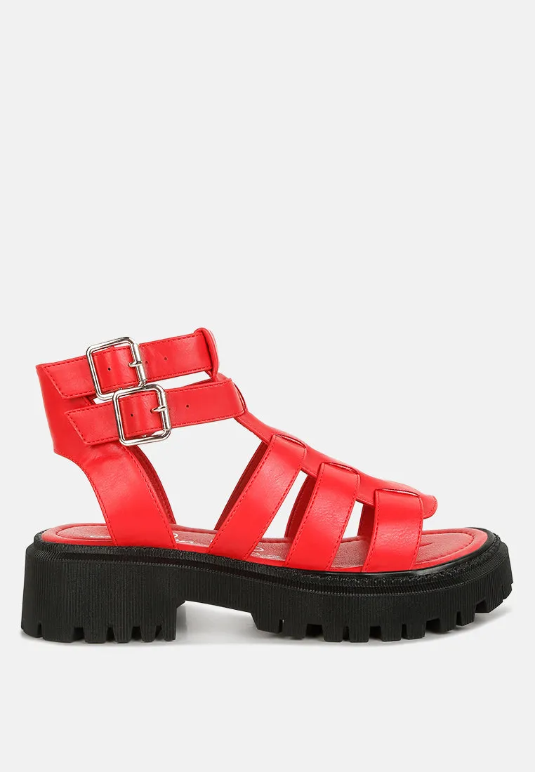 Dewey Chunky Gladiator Sandals By Ruw