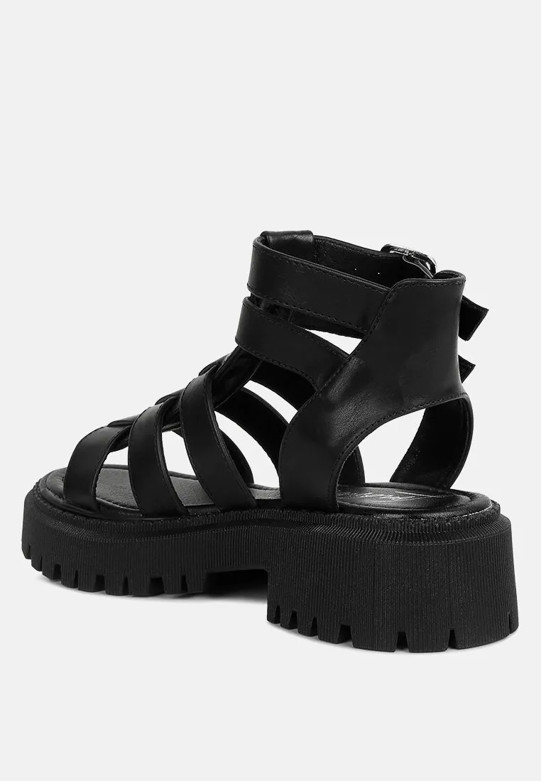 Dewey Chunky Gladiator Sandals By Ruw