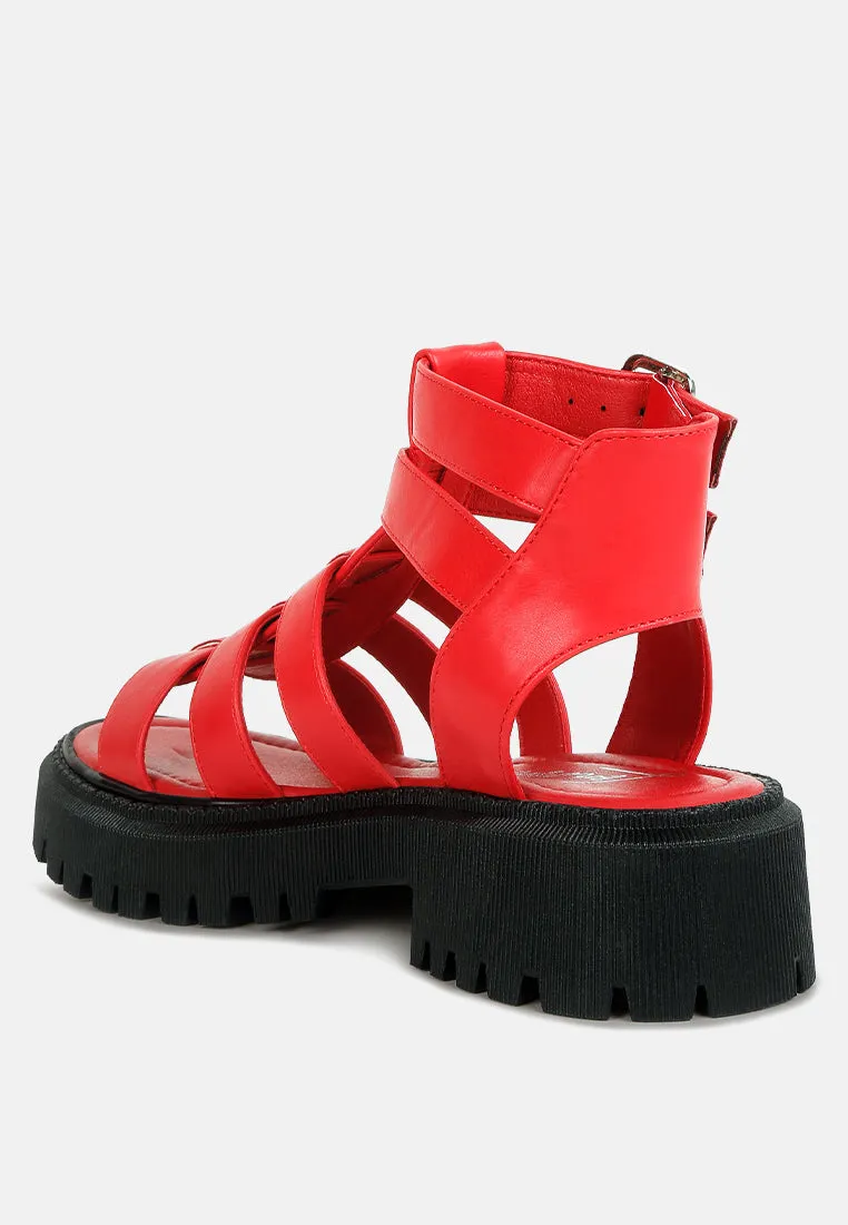 Dewey Chunky Gladiator Sandals By Ruw