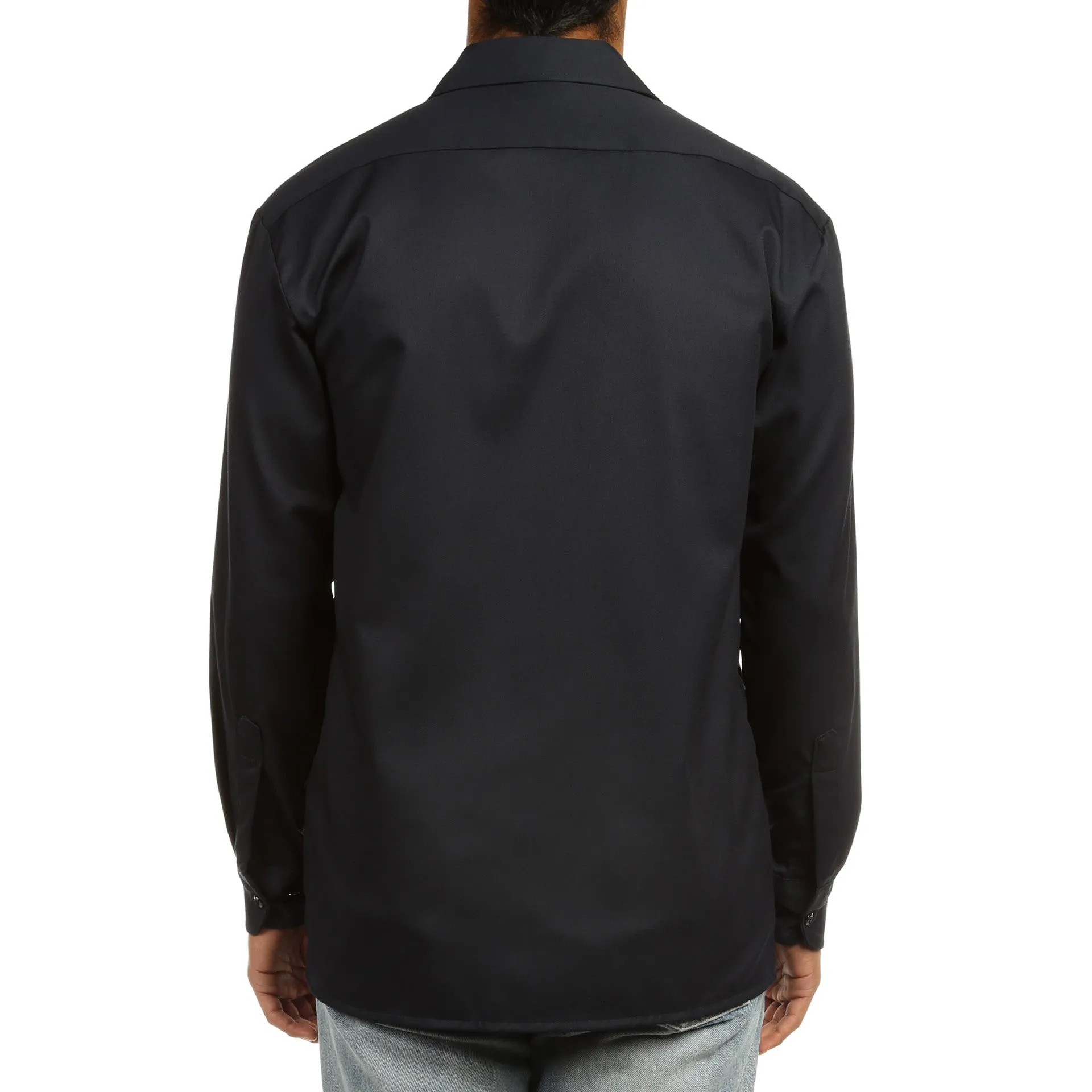 Dickies Mens L/S Work Shirt - Dark Navy