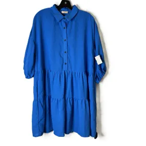 Dress Casual Midi By Hailey and Co In Blue, Size: M