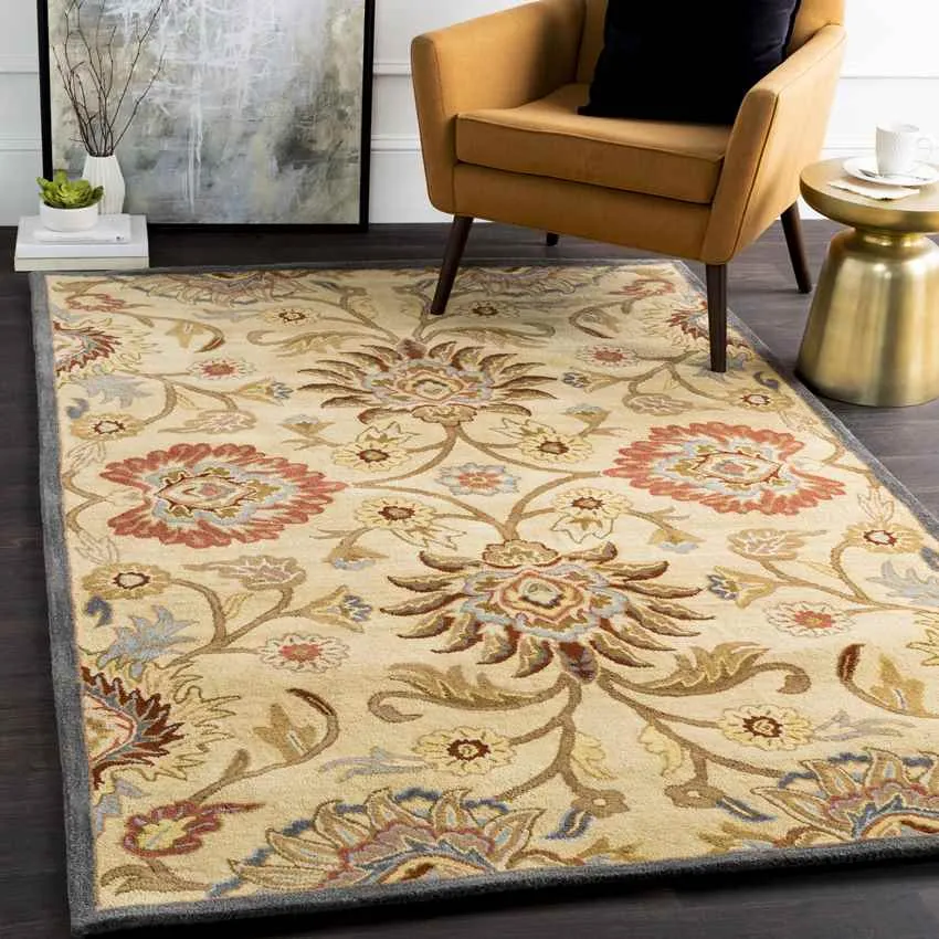 Eckville Traditional Area Rug Carpet for Living Room Bedroom or Kitchen