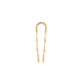 Effortless Twist Hair Pin in Bronze - Small