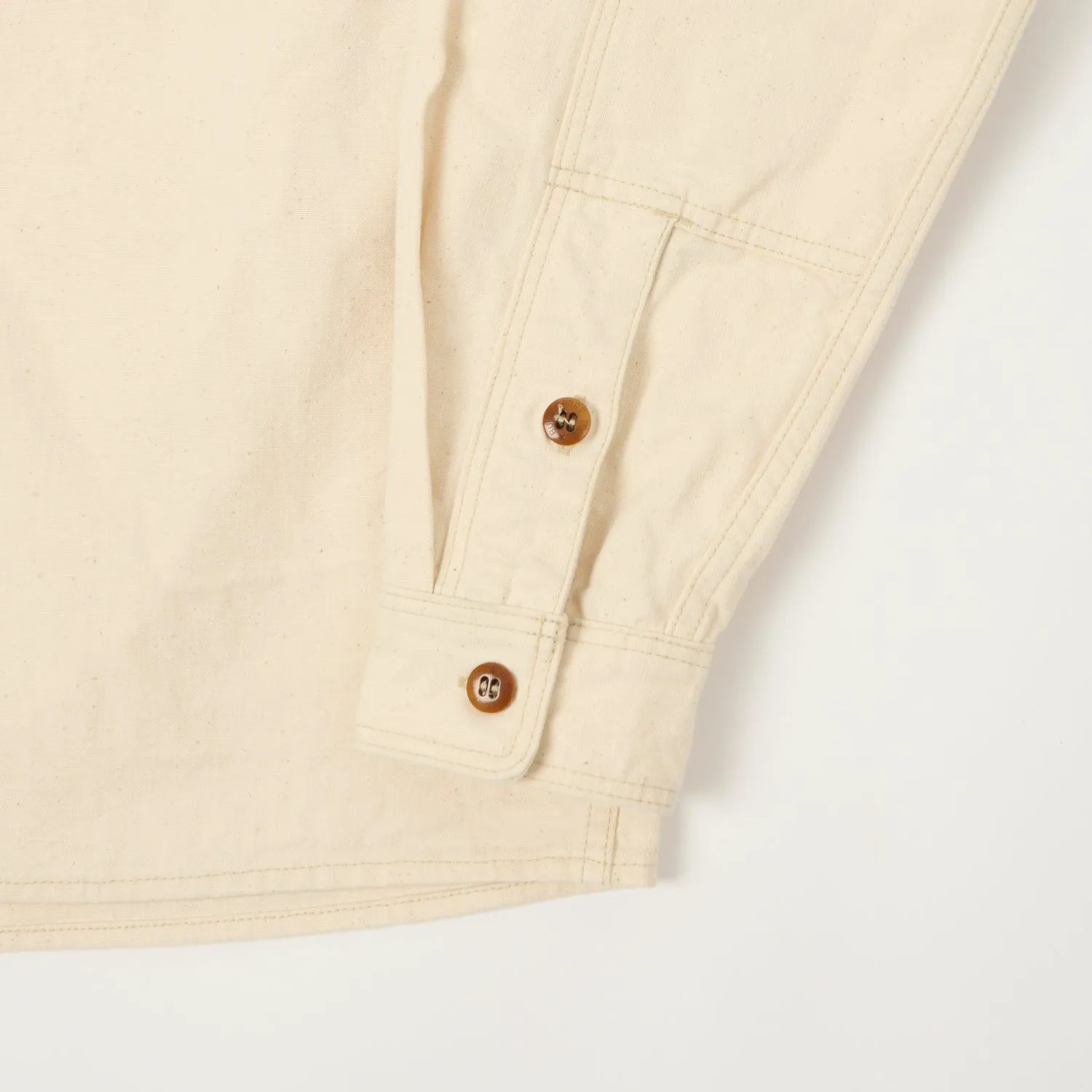 Freewheelers 'Uplander' L/S Work Shirt - Natural