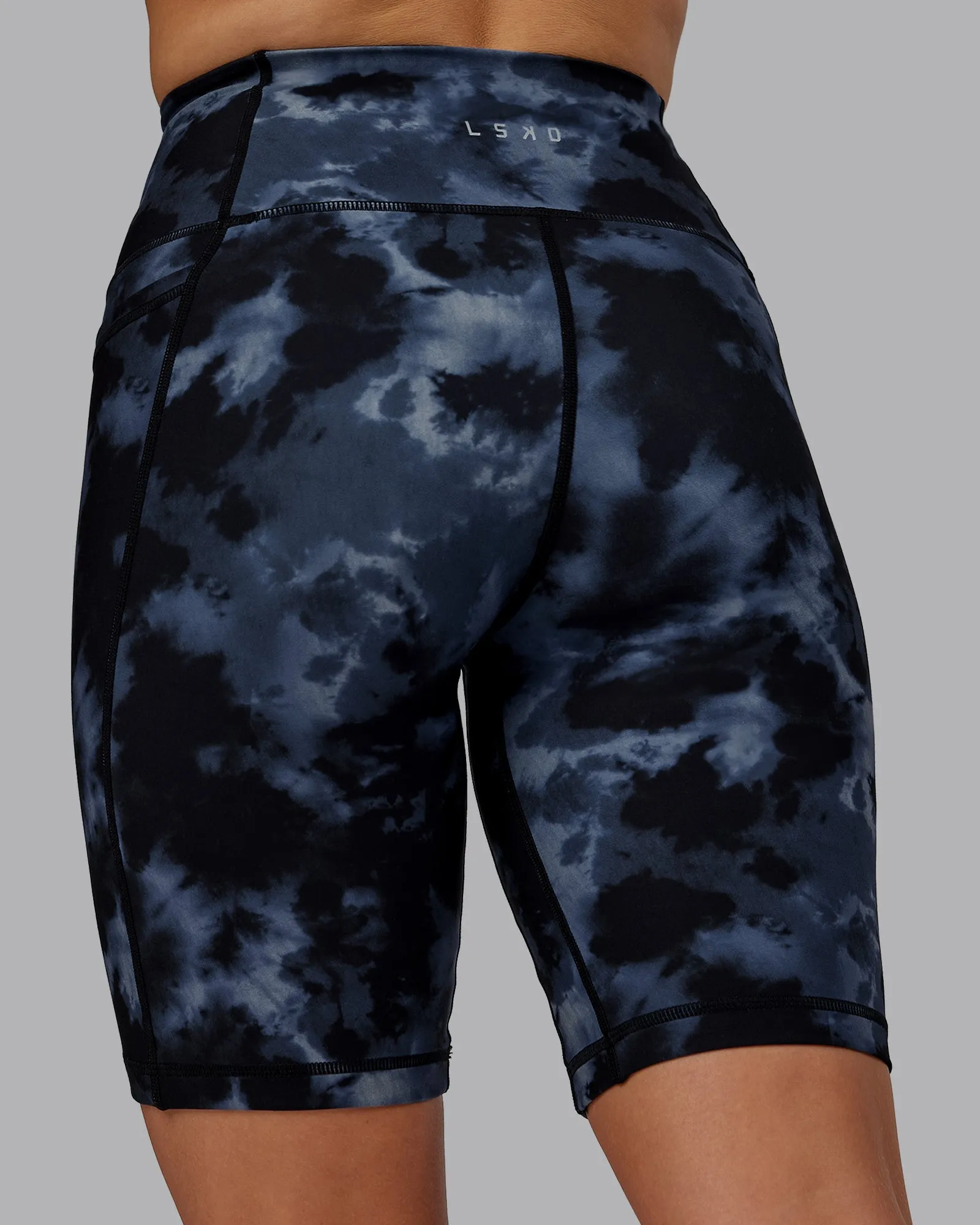 Fusion Bike Shorts - Tie Dye-Midnight