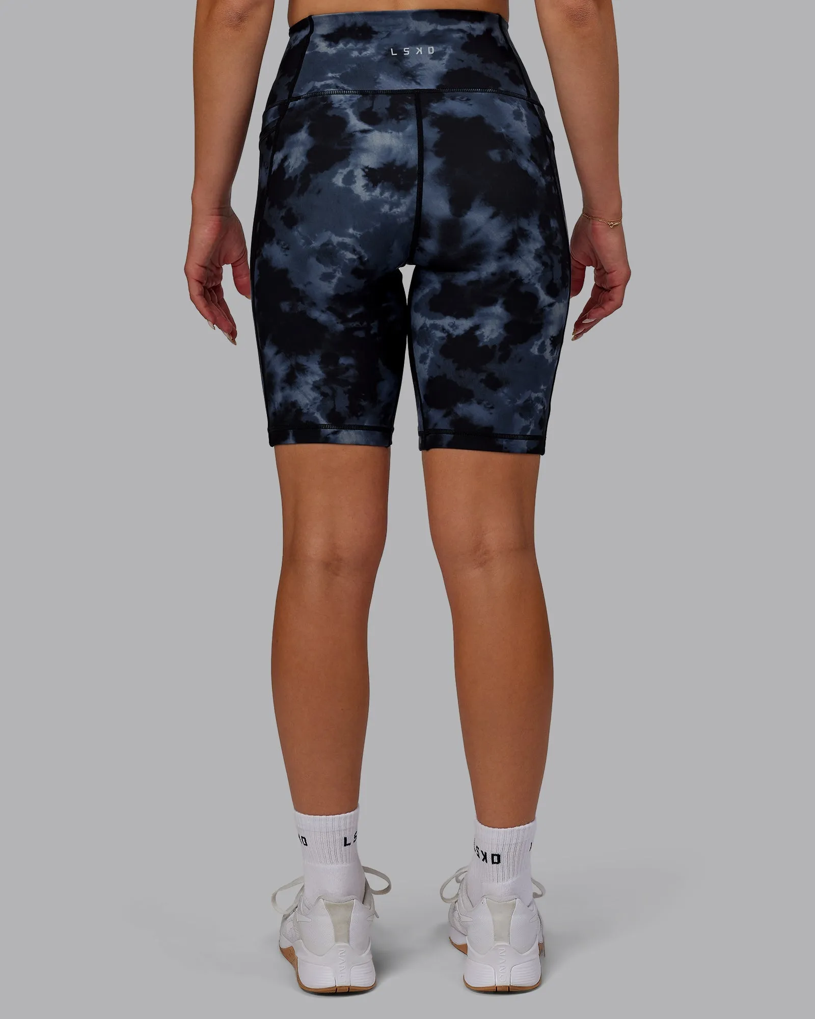 Fusion Bike Shorts - Tie Dye-Midnight